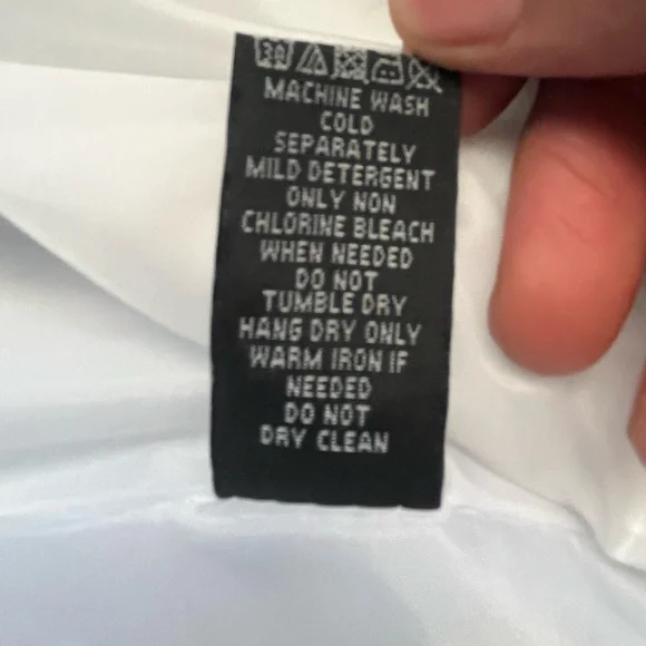 Aēropostale Men’s full zip hooded white/bluecrest windbreaker jacket - Picture 9 of 12